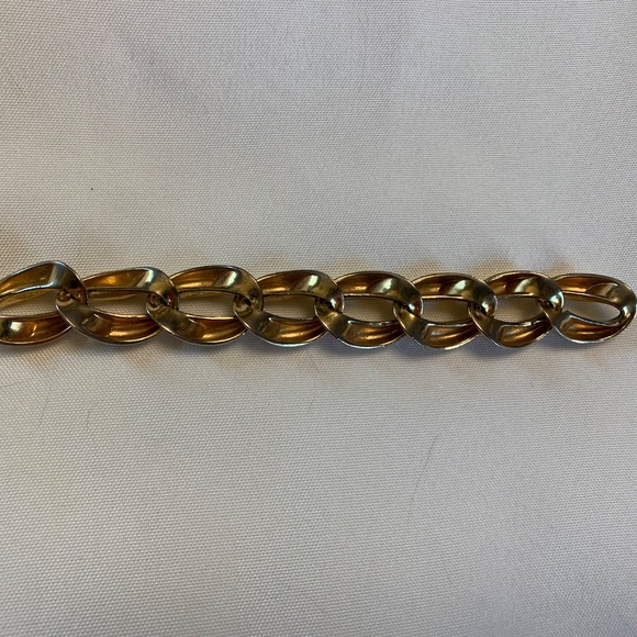 🎉Host Pick🎉.Dior Vintage Antique Gold Curb Link Chain Bracelet! - Picture 11 of 11